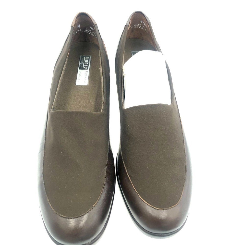 Munro American Brown shoes women Wedge Shoes Size 9N